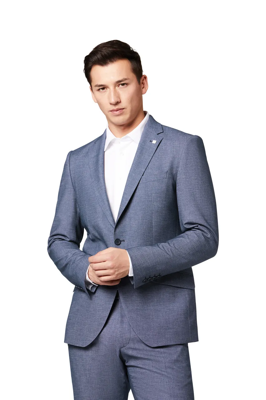 Abito digel blu medio slim fit hyperstretch