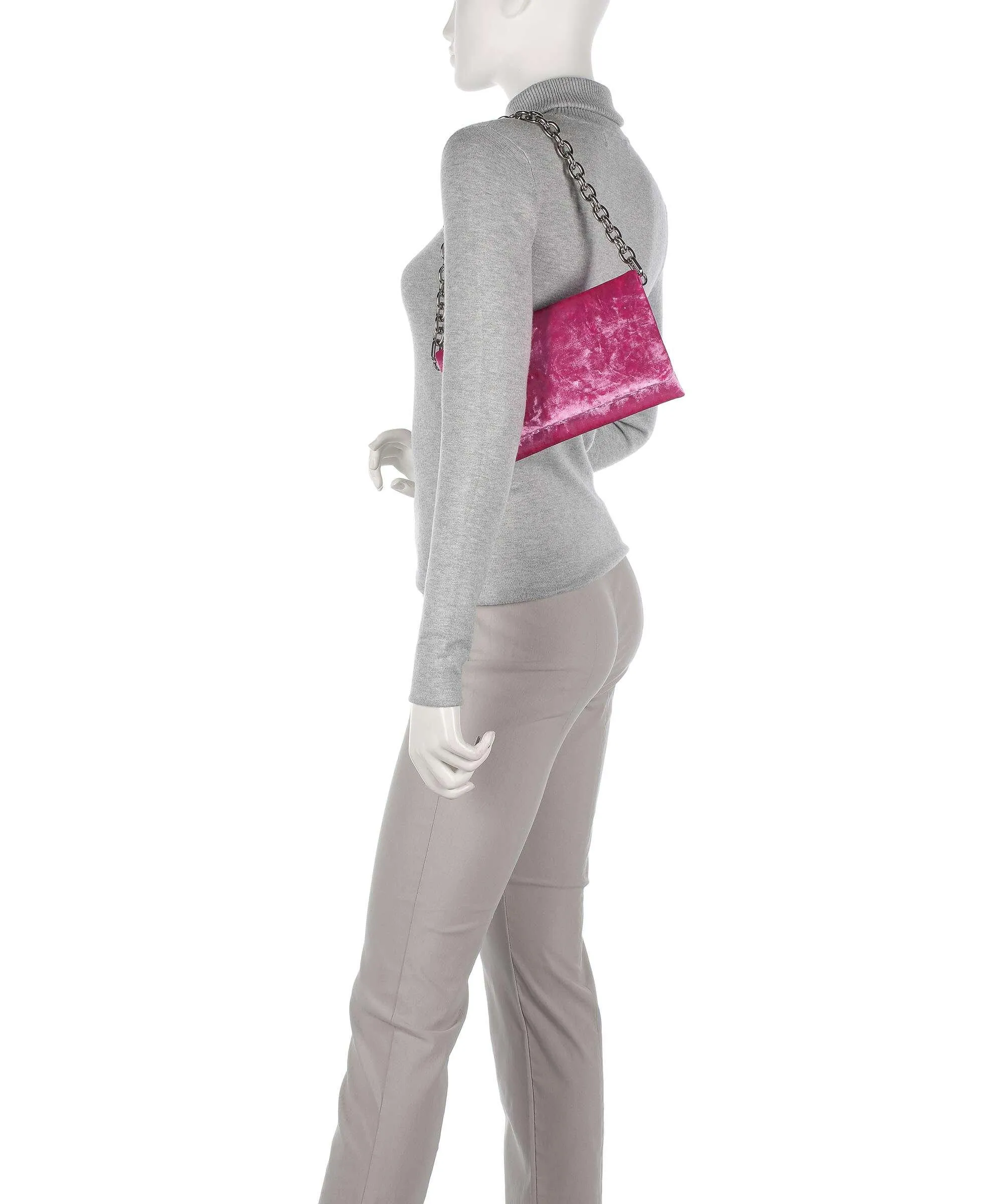  Abro Borsa a spalla tissu rosa  