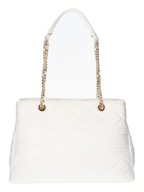 Borsa shopping Mario Valentino da donna bianca