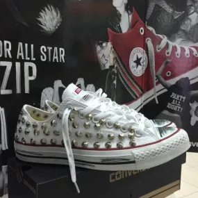 Converse All Star Mykonos Borchie Argento Vintage