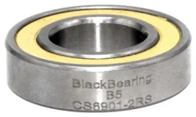 Cuscinetto nero Cuscinetto in ceramica 6901-2RS 12 x 24 x 6 mm