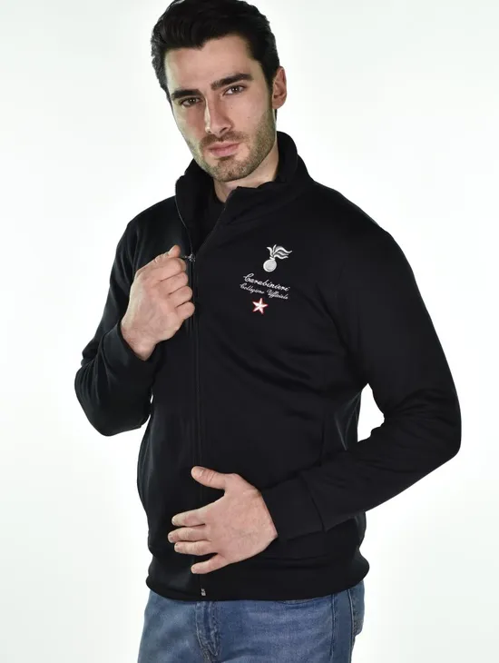 Daga Felpa Full Zip Poli Uomo
