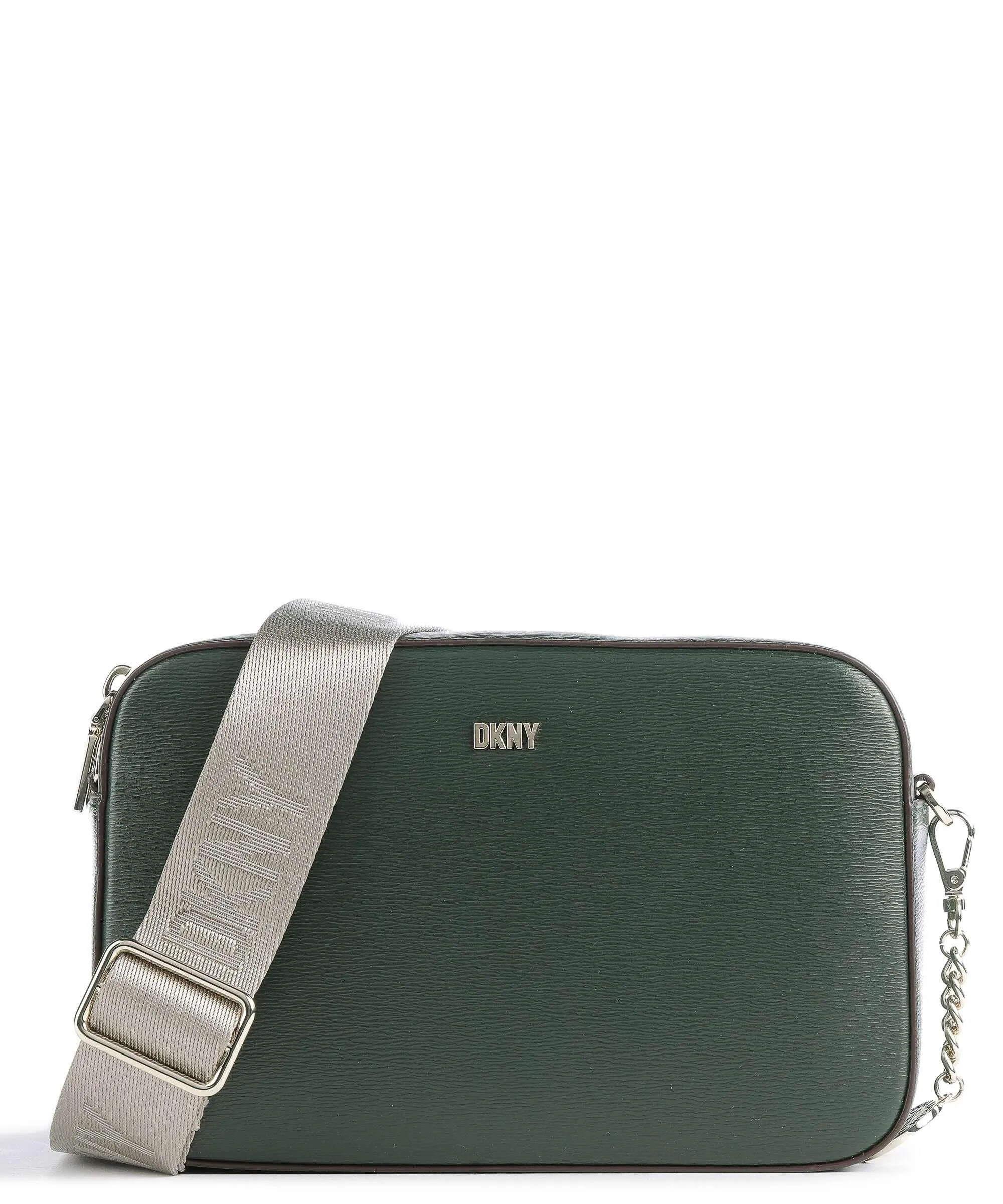  DKNY Bryant Borsa a tracolla pelle di vacchetta grana verde scuro  