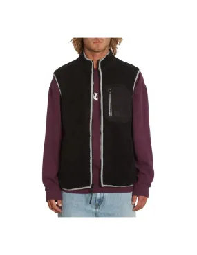 Giacca smanicata Volcom Muzzer Fuzzar nera