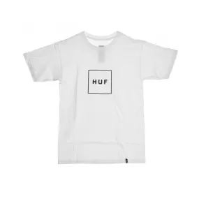 MAGLIETTA ESSENTIALS BOX LOGO WHITE