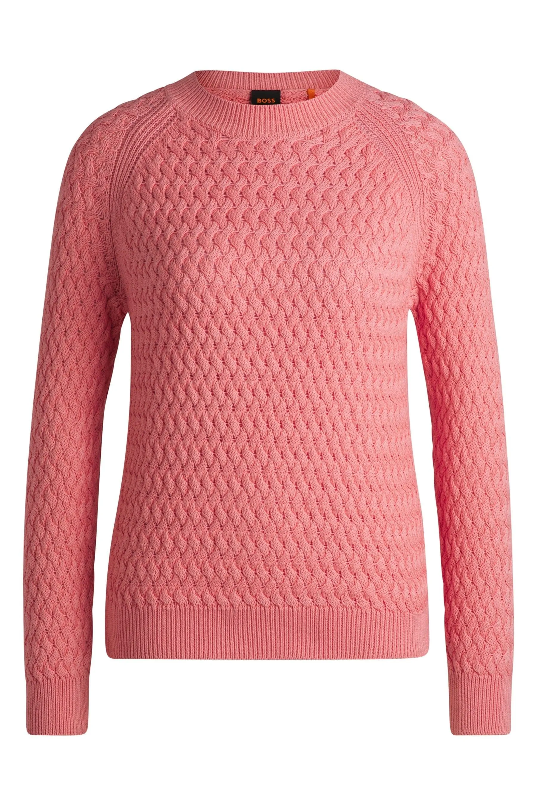 Maglione BOSS in cotone strutturato    