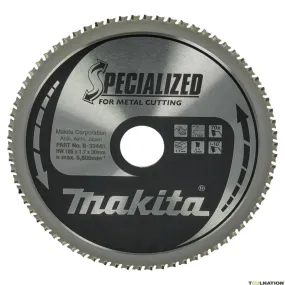 Makita Accessori B-33445 Lama circolare specializzata per lamiere sottili FTG 185 x 30 x 1,7 mm T70