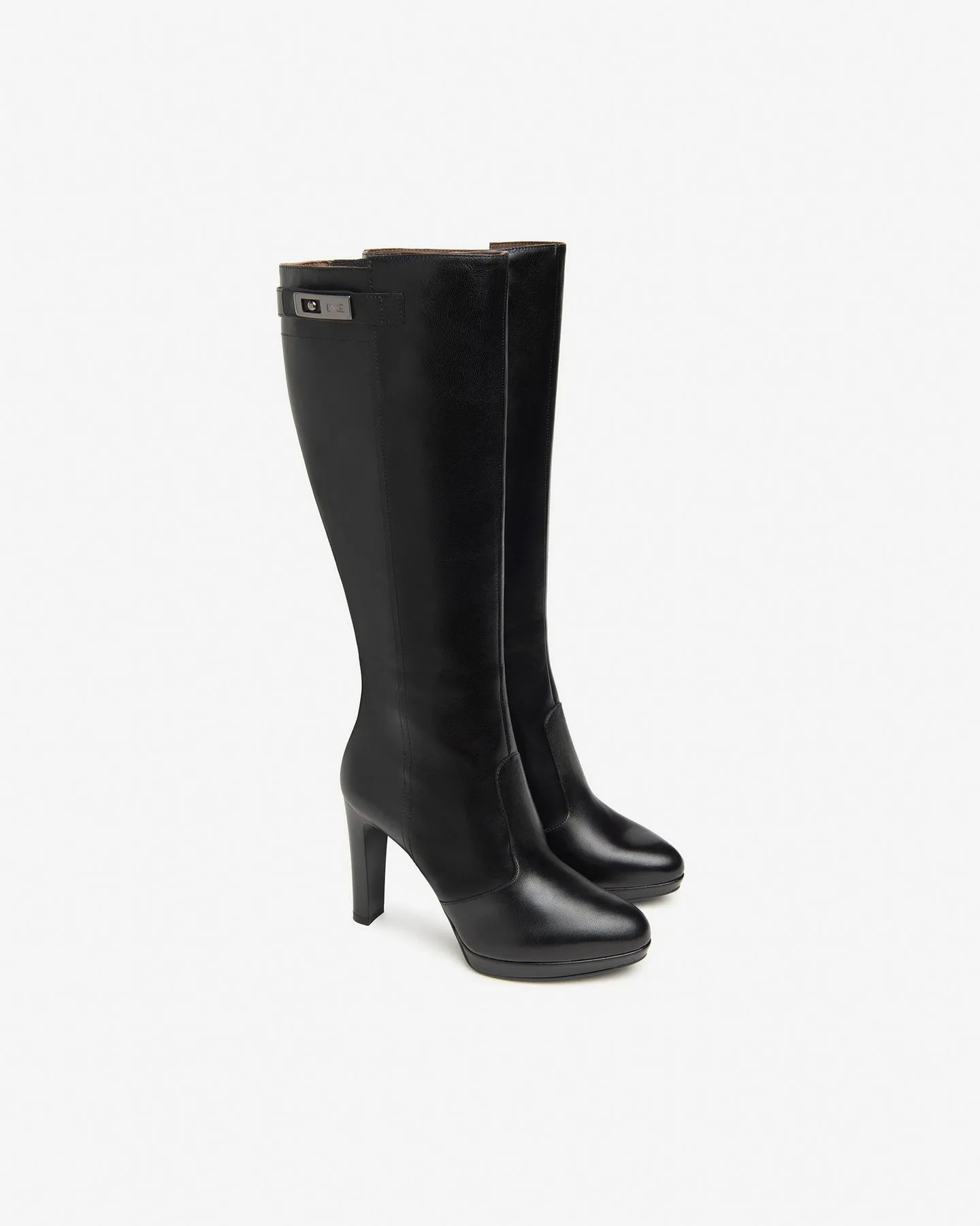 NERO GIARDINI Stivale Tacco Alto Donna - I410984D Nero  