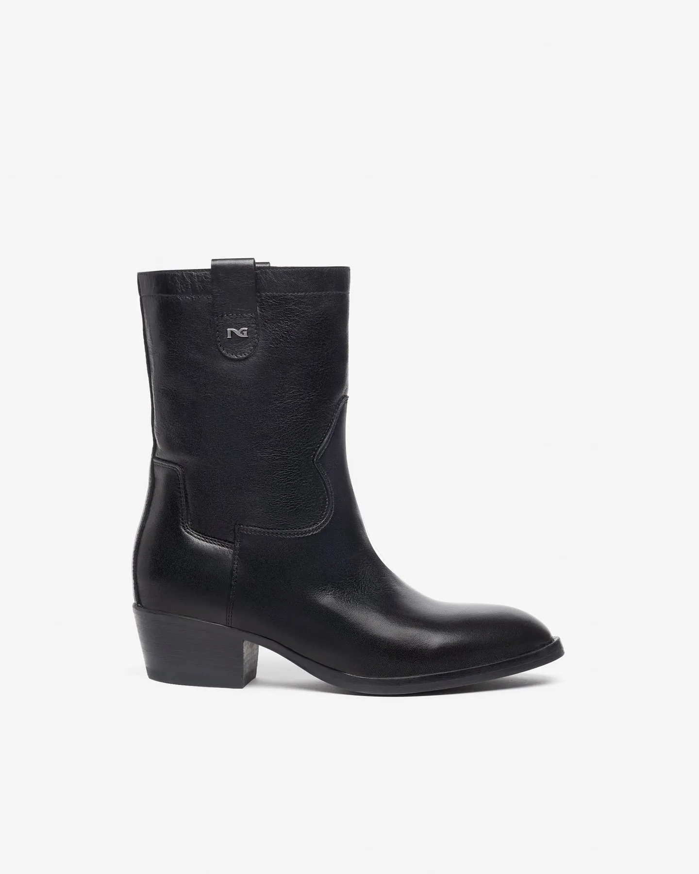 NERO GIARDINI Stivale Tacco Basso Donna - I308280D Nero  