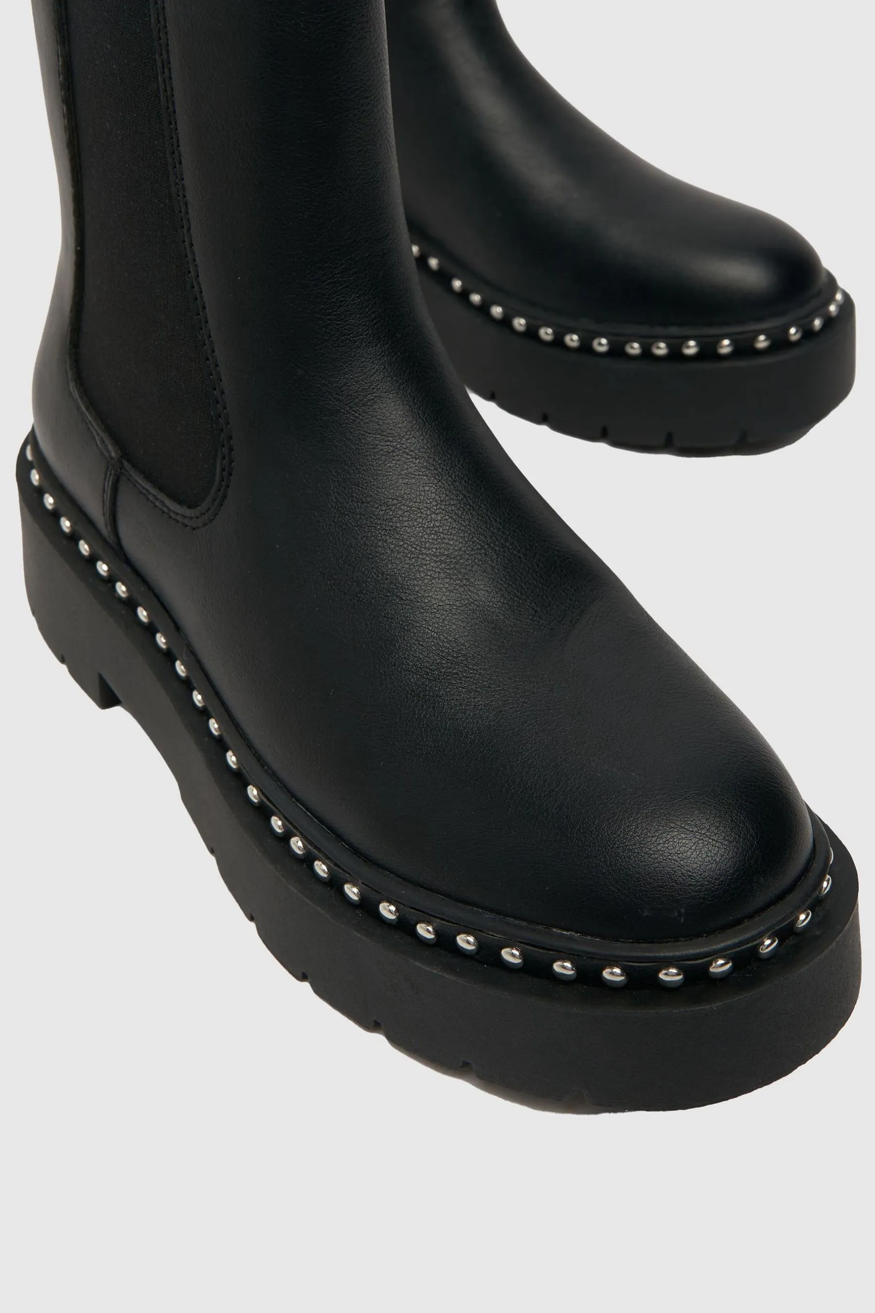 Schuh - Amelia Rand - Nero con borchie - Stivaletti