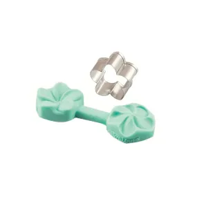 Stampo e taglierina per fondente a forma di fiore frangipani - Silikomart