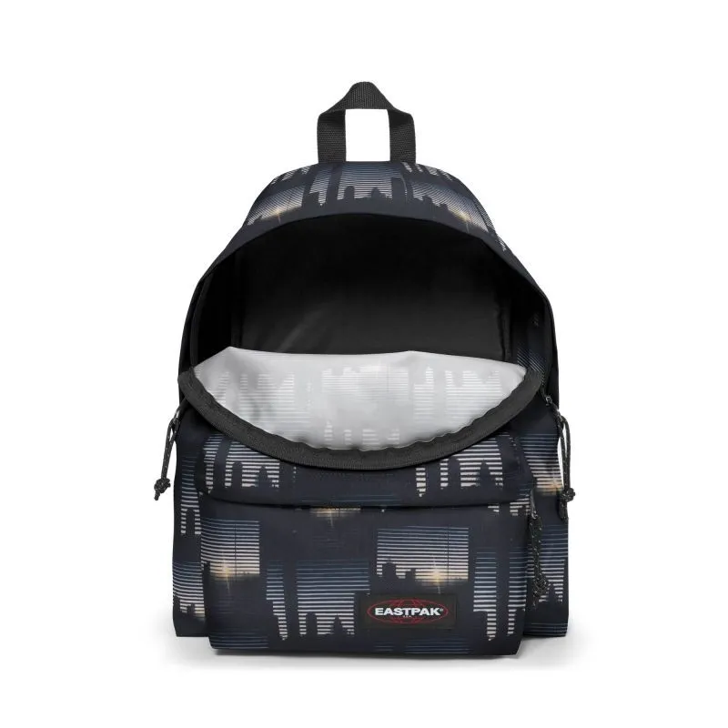 ZAINO PADDED UPPER EAST STRIPE CITY VIEWS EASTPAK ZAINO AMERICANO 24 LITRI 40X32X17CM NYLON GARANZIA 30 ANNI SUL CUCITO